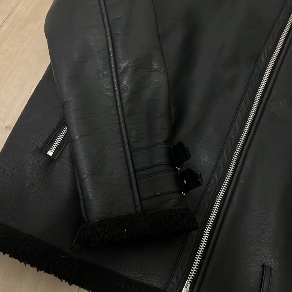 Forever 21 faux leather moto jacket π«π« - Picture 11 of 16